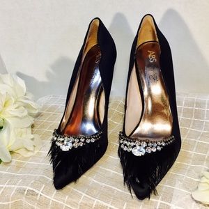 ABS ALLEN SCHWARTZ RHINESTONE HIGH HEELS